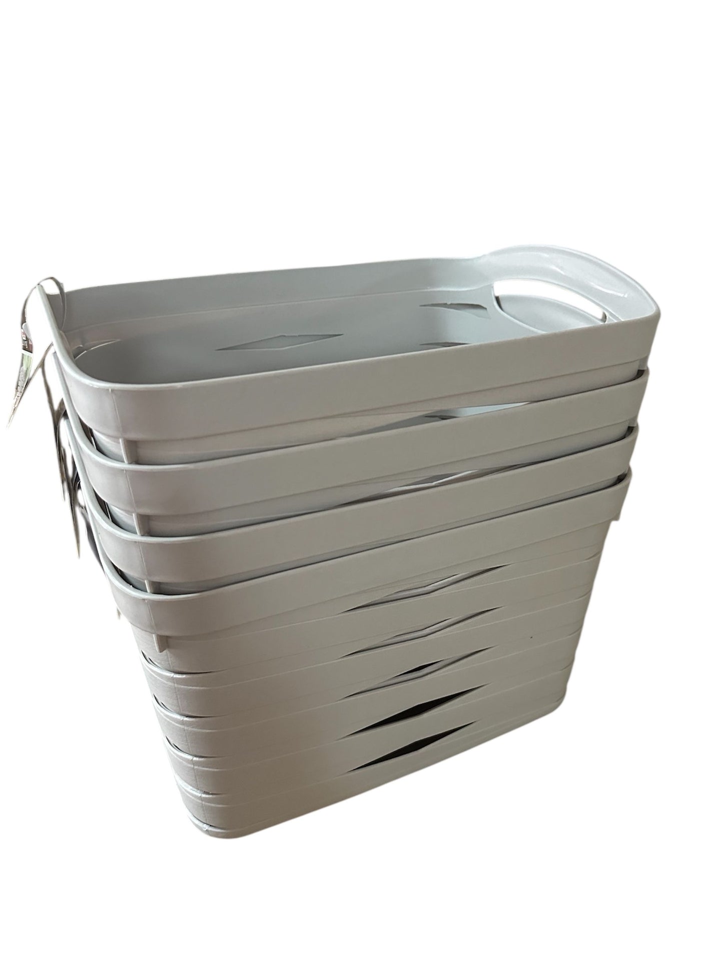 DOMOPAK LIVING CESTO PP COLORE ECRU' L 17L CM.36X26,5X24