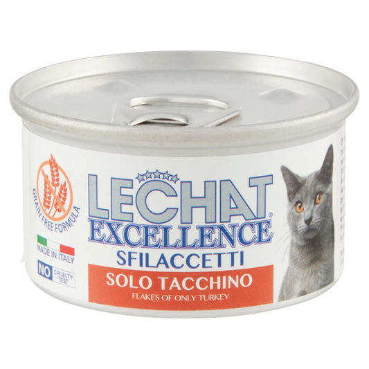LECHAT EXCELLENCE SFILACCETTI 80G SOLO TACCHINO