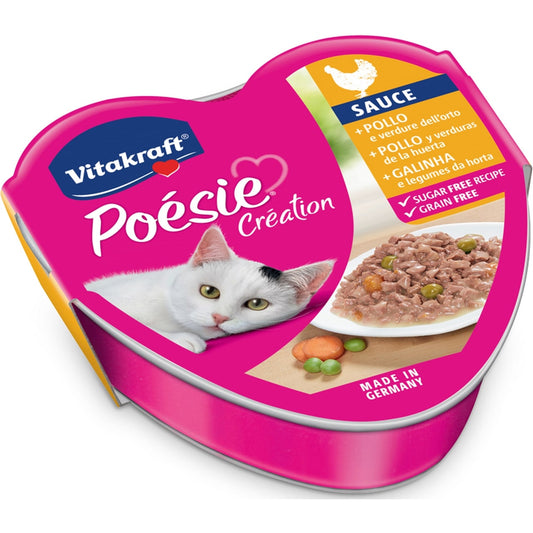 VITAKRAFT POESIE SAUCE 85G POLLO E VERDURE DELL'ORTO