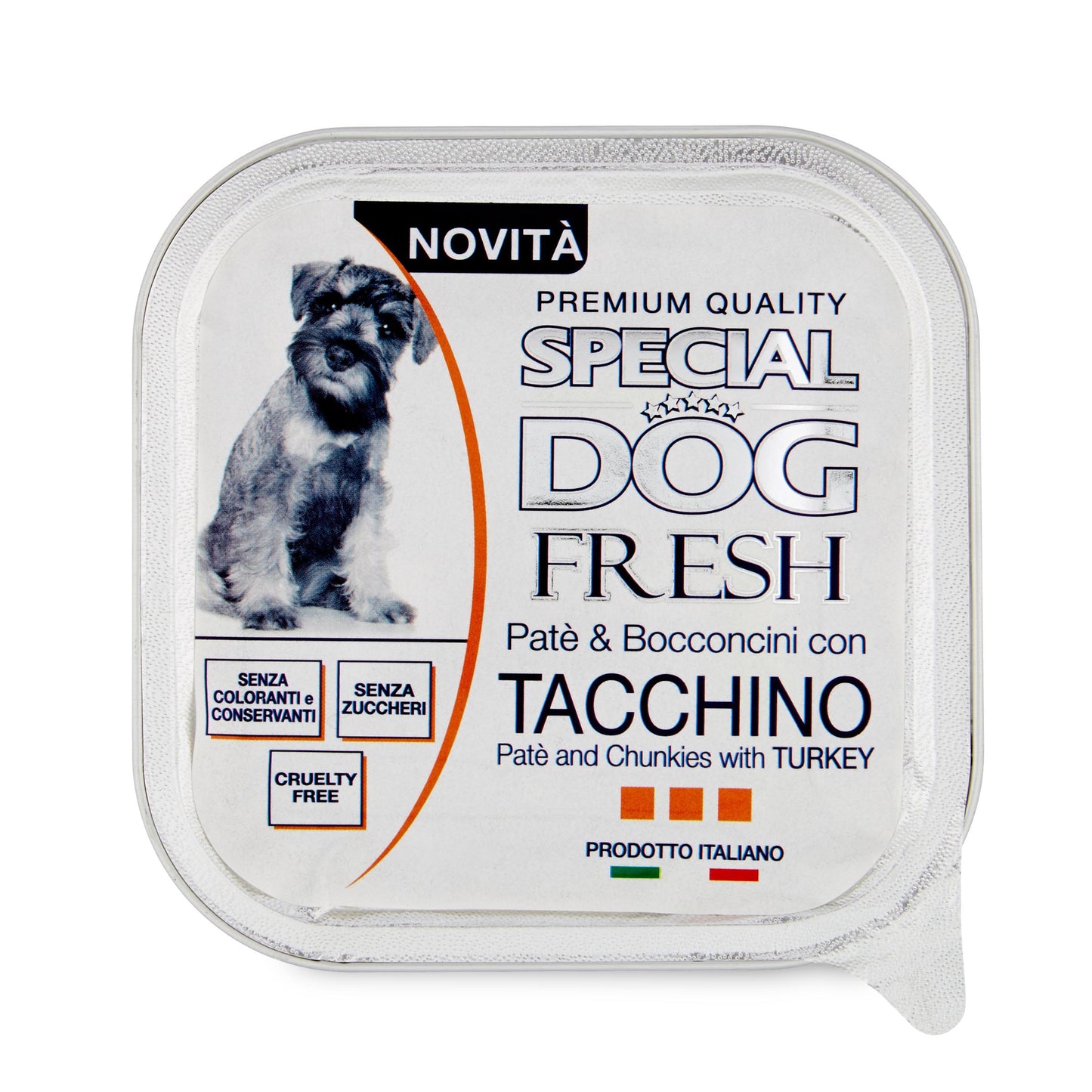 SPECIAL DOG FRESH 150G PATE' & BOCCONCINI TACCHINO
