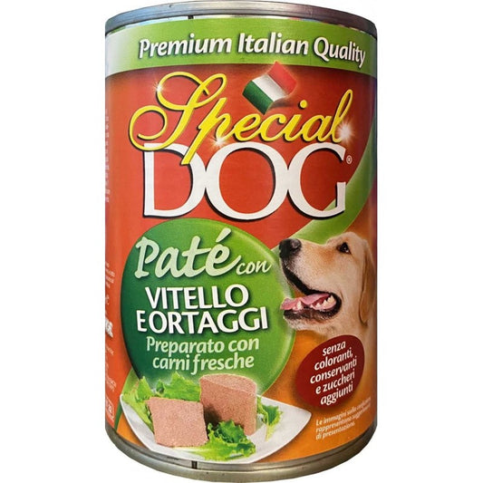 SPECIAL DOG PATE' 400G VITELLO E ORTAGGI