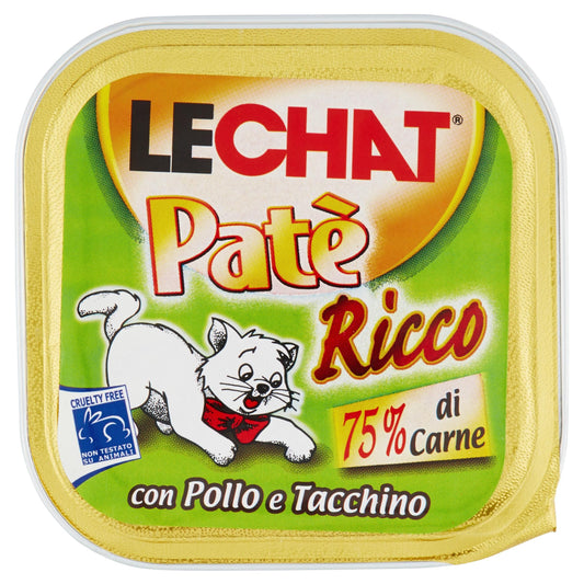 LECHAT PATE' RICCO 100G POLLO E TACCHINO