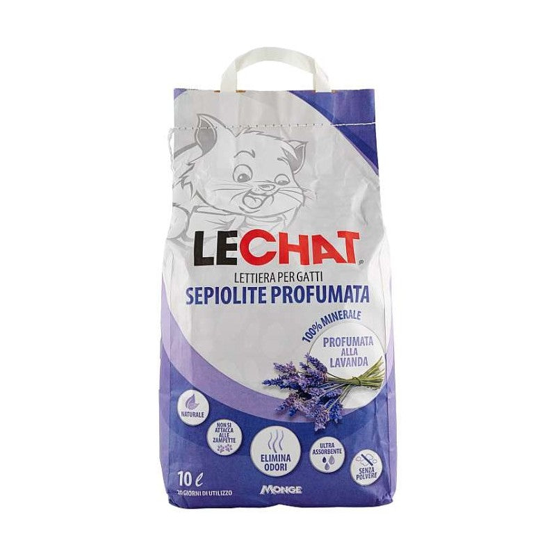 LECHAT LETTIERA SEPIOLITE 10L 6,7KG LAVANDA