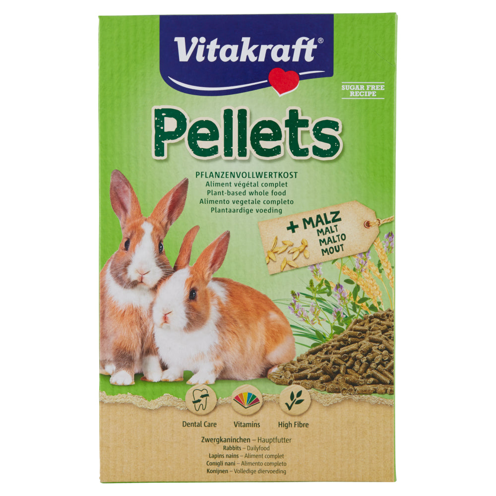 VITAKRAFT PELLETS ALIMENTO VEGETALE COMPLETO CONIGLI 1KG