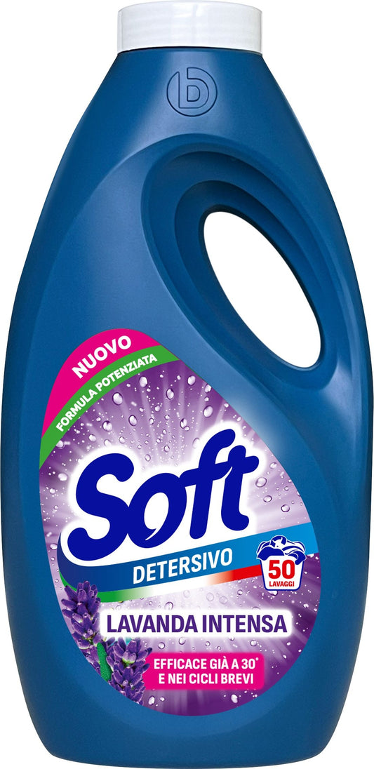 SOFT DETERSIVO LAVATRICE 2,25L 50LAV. LAVANDA INTENSA
