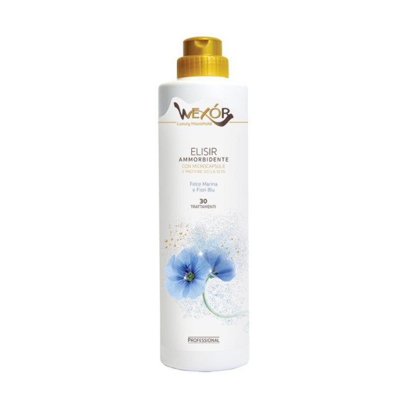 WEXOR ELISIR AMMORBIDENTE 750ML FELCE MARINA E FIORI BLU 30 TRATTAMENTI