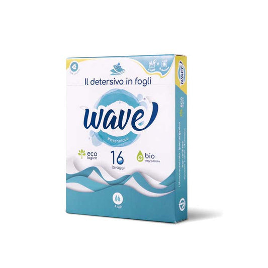 WAVE IL DETERSIVO IN FOGLI ECOLOGICO 16 LAVAGGI