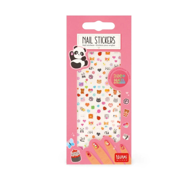 LEGAMI MILANO NAIL STICKERS ADESIVI PER UNGHIE GROOVY CUTE ANIMALS