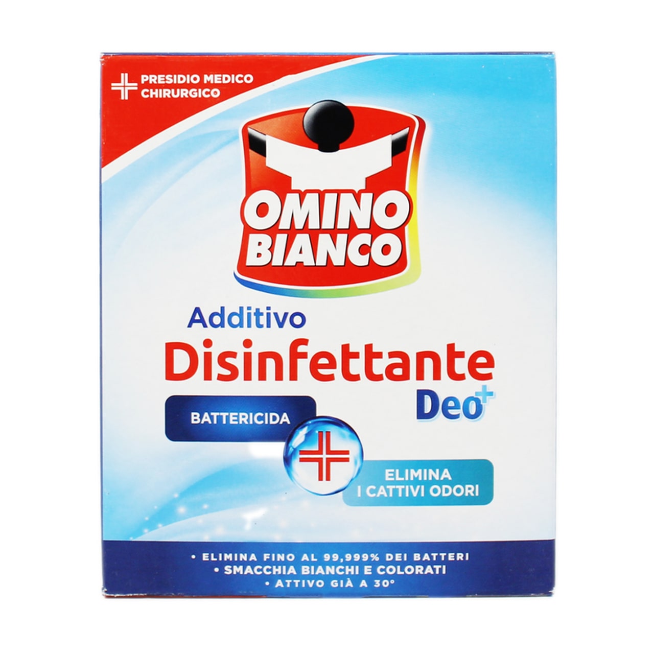 OMINO BIANCO ADDITIVO DISINFETTANTE DEO+ POLVERE 450GR