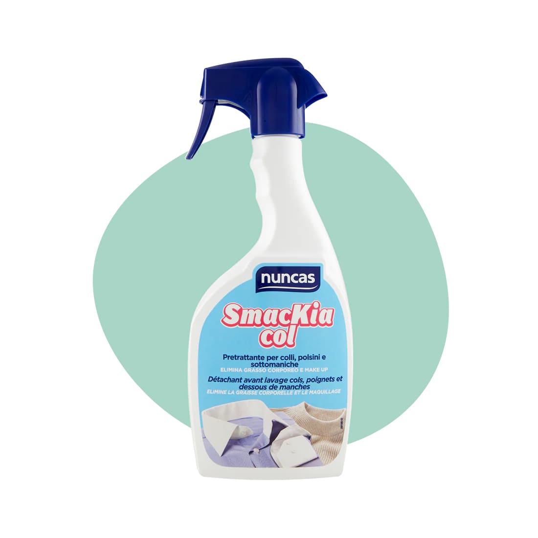 NUNCAS SMACKIA COL PRETRATTANTE PER COLLI,POLSINI E SOTTOMANICHE SPRAY 500ML