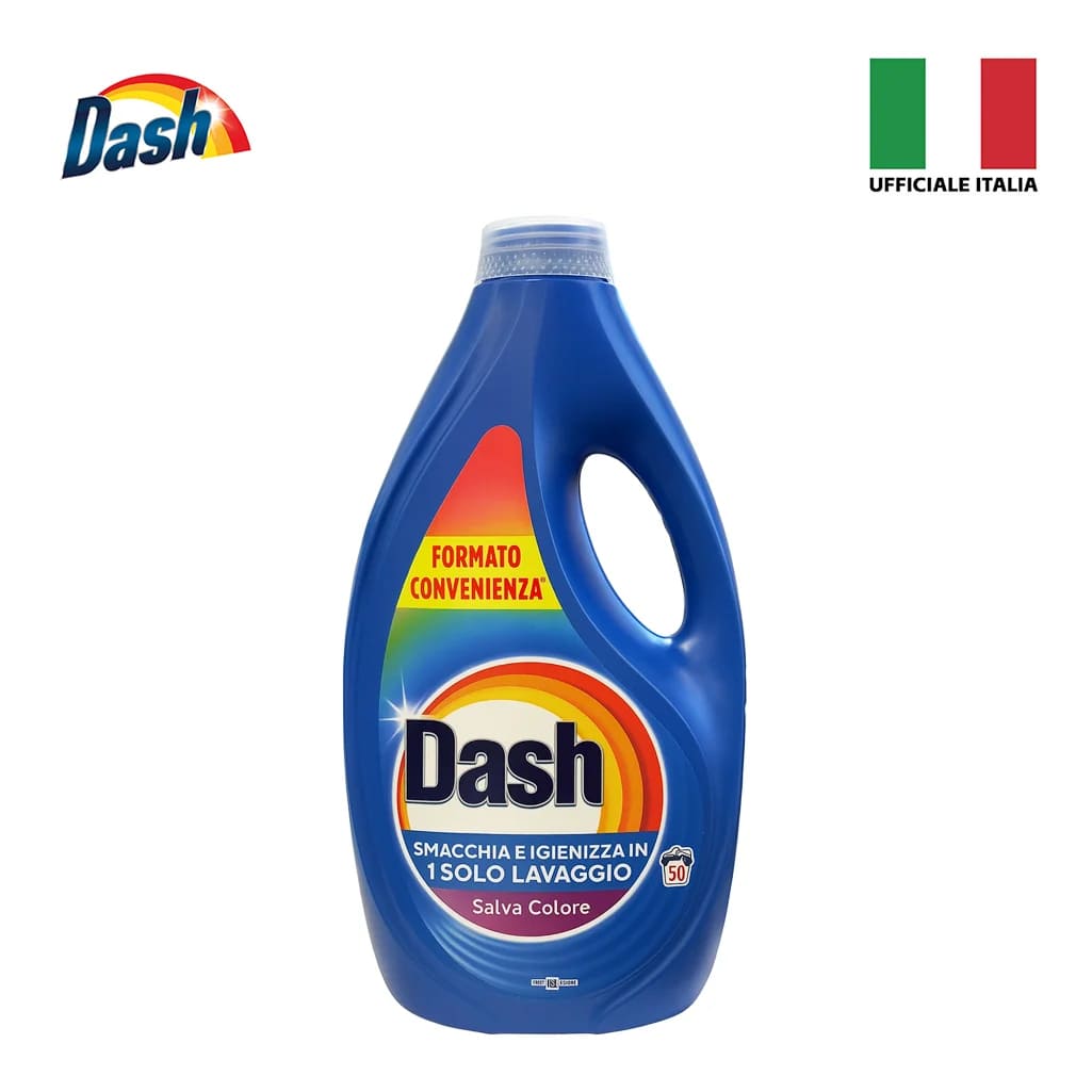 DASH LAVATRICE LIQUIDO 2,25L 50LAV. SALVA COLORE