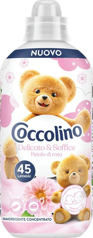 COCCOLINO AMMORBIDENTE CONCENTRATO 952ML 44LAV. DELICATO & SOFFICE PETALO DI ROSA