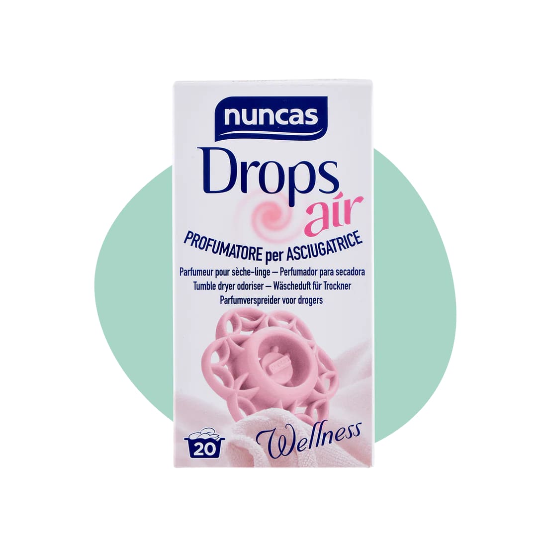 NUNCAS DROPS AIR PROFUMATORE ASCIUGATRICE 20 LAVAGGI WELLNESS