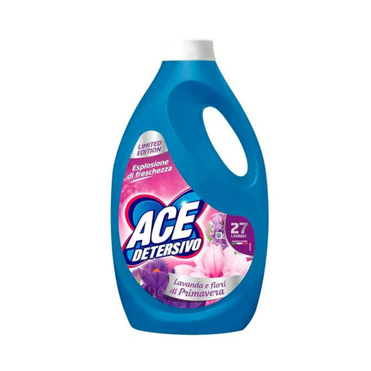 ACE DETERSIVO LAVATRICE LIQUIDO 1,35L 27LAV. LIMITED EDITION LAVANDA E FIORI DI PRIMAVERA