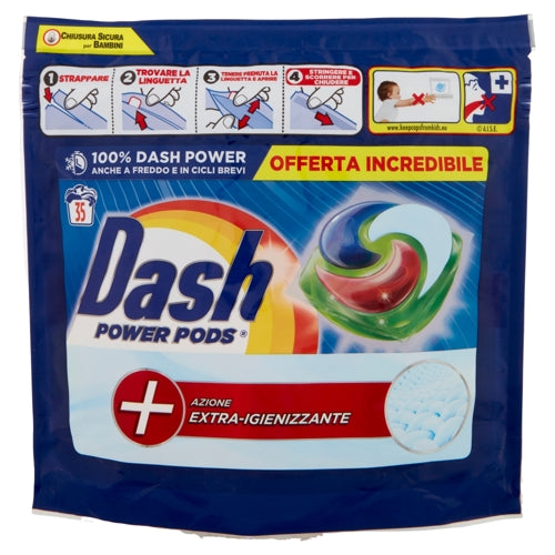 DASH POWER PODS 35PZ EXTRA-IGIENIZZANTE