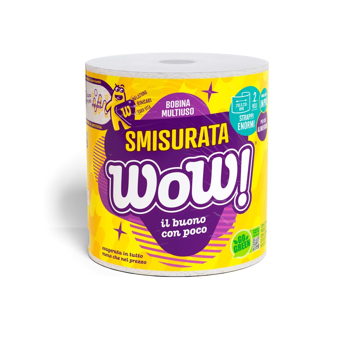 WOW BOBINA MULTIUSO SMISURATA 2 VELI 610 STRAPPI