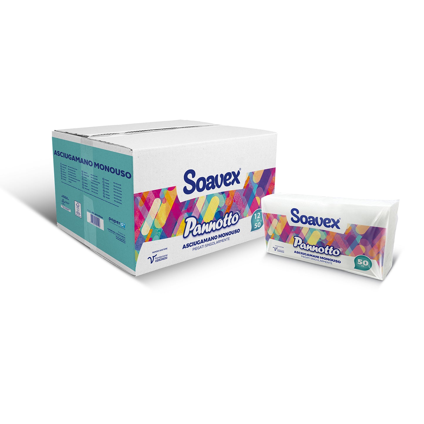SOAVEX PANNOTTO ASCIUGAMANI MONOUSO 50PZ