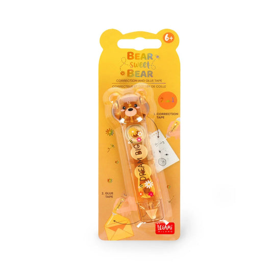 LEGAMI MILANO BEAR SWEET BEAR CORRETTORE E COLLA A NASTRO TEDDY BEAR