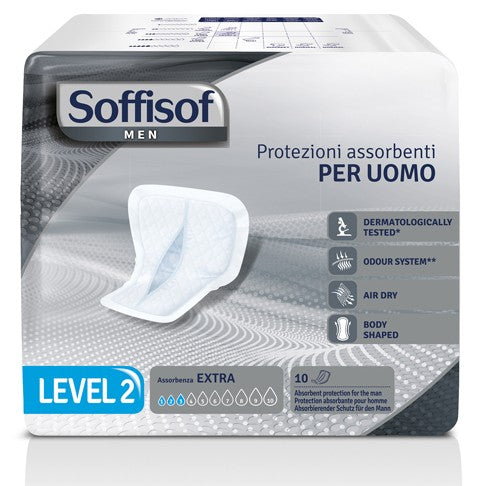 SOFFISOF MEN ASSORBENTI PER UOMO LEVEL 2 EXTRA X10