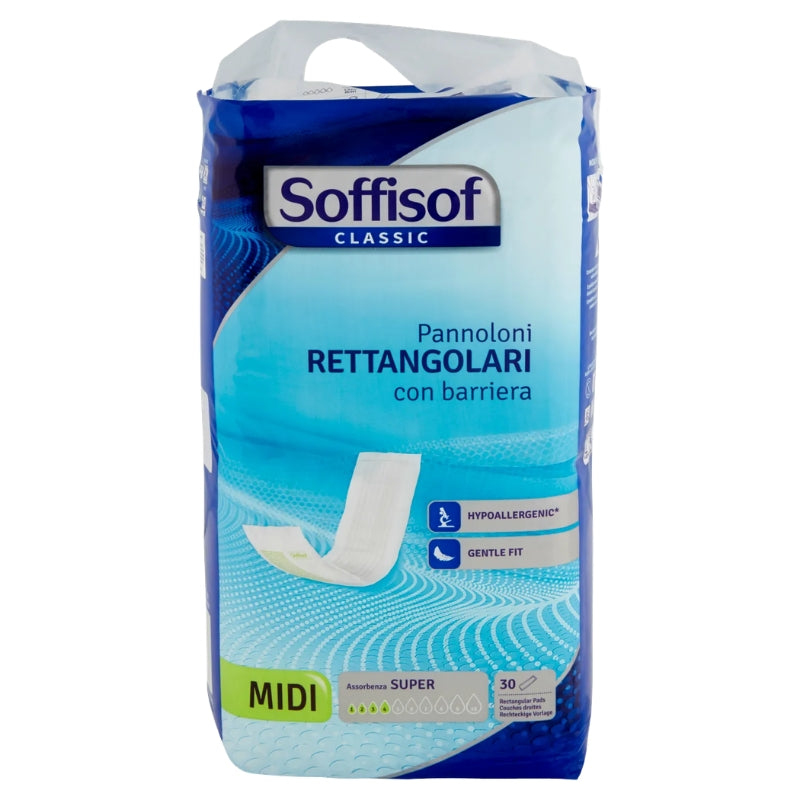 SOFFISOF CLASSIC PANNOLONI RETTANGOLARI CON BARRIERA MIDI SUPER X30