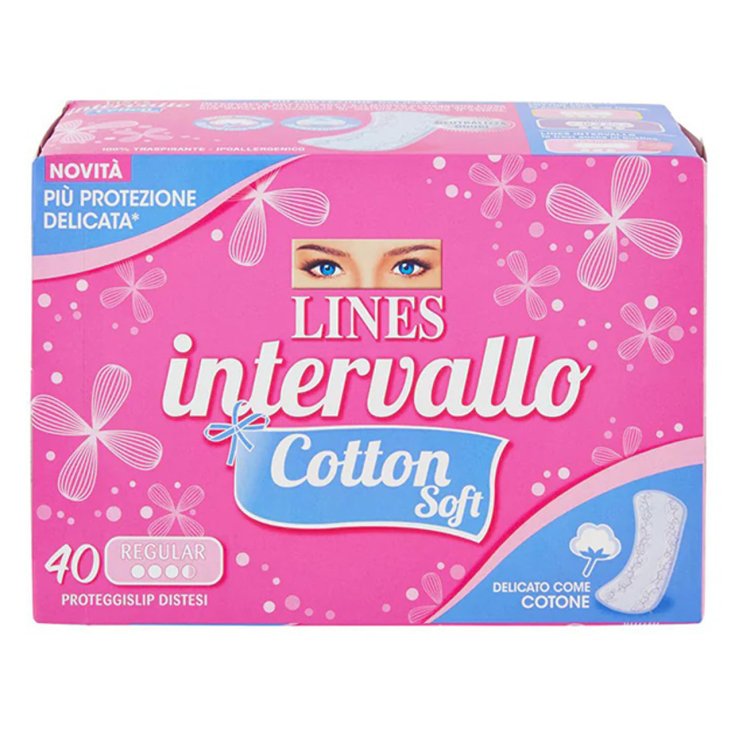 LINES INTERVALLO COTTON SOFT PROTEGGISLIP DISTESI REGULAR X40