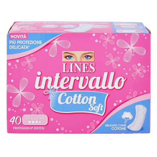 LINES INTERVALLO COTTON SOFT PROTEGGISLIP DISTESI REGULAR X40
