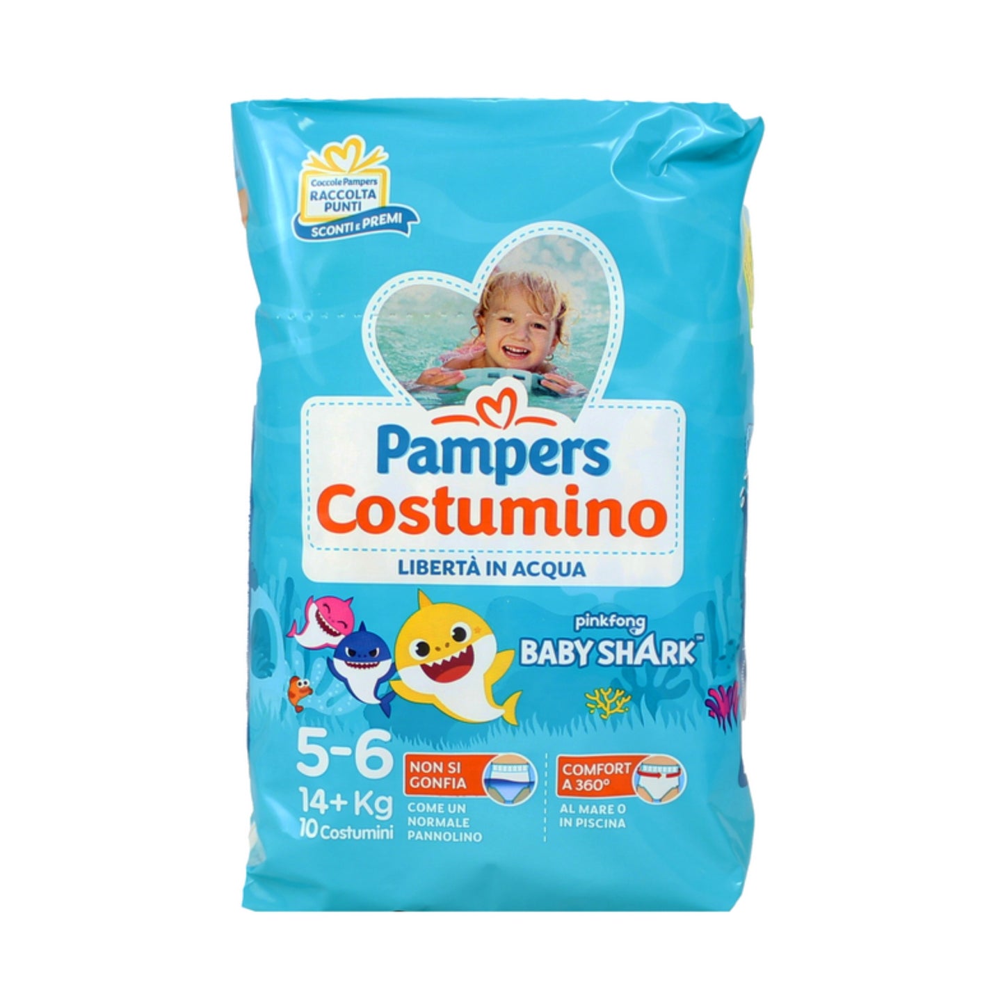 PAMPERS COSTUMINO 5-6 14+ KG X10