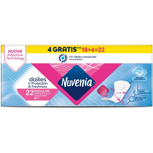 NUVENIA DAILIES FRESH PROTEGGISLIP REGULAR X18+4