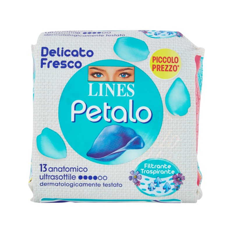 LINES PETALO BLU X13 ANATOMICO ULTRASOTTILE