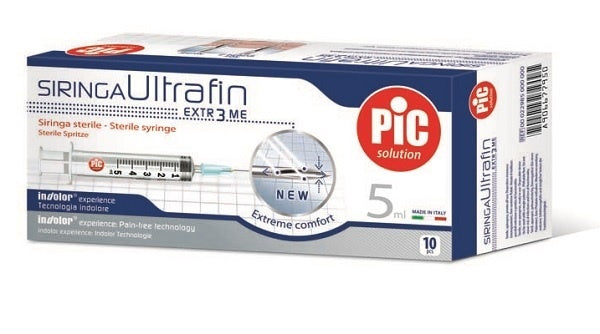 PIC SOLUTION SIRINGA ULTRAFIN EXTREME 5ML 10PZ
