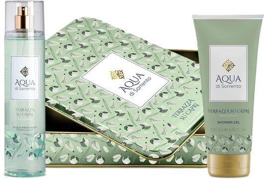 AQUA DI SORRENTO GIFT SET TERRAZZA SU CAPRI SHOWER GEL 200ML + ACQUA PROFUMATA 245ML