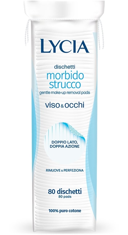 LYCIA DISCHETTI COTONE MORBIDO TRUCCO 80PZ
