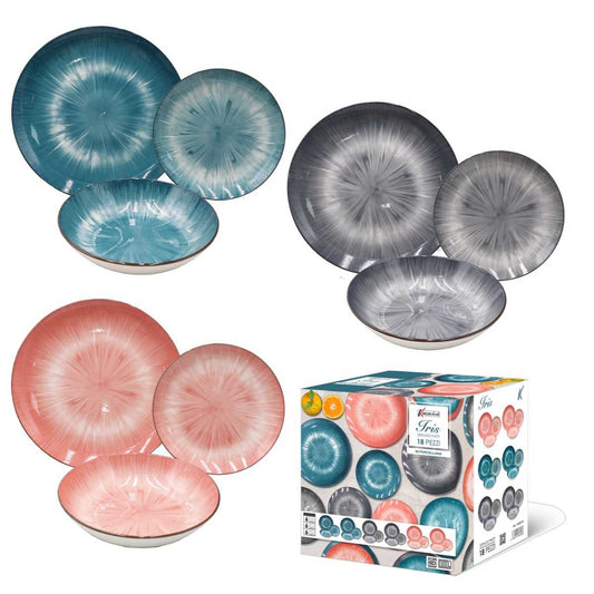 KASAVIVA IRIS SERVIZIO PIATTI 18PZ