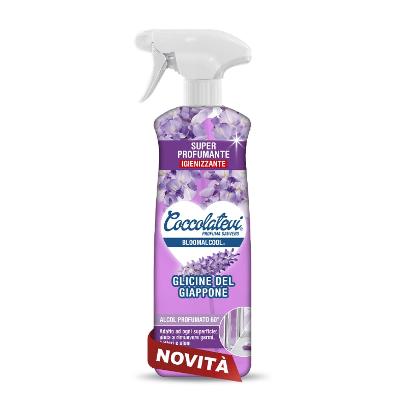 COCCOLATEVI BLOOMALCOOL ALCOOL PROFUMATO 60 SPRAY 750ML GLICINE DEL GIAPPONE