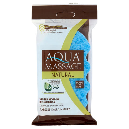 AQUA MASSAGE NATURAL SPUGNA MORBIDA IN CELLULOSA