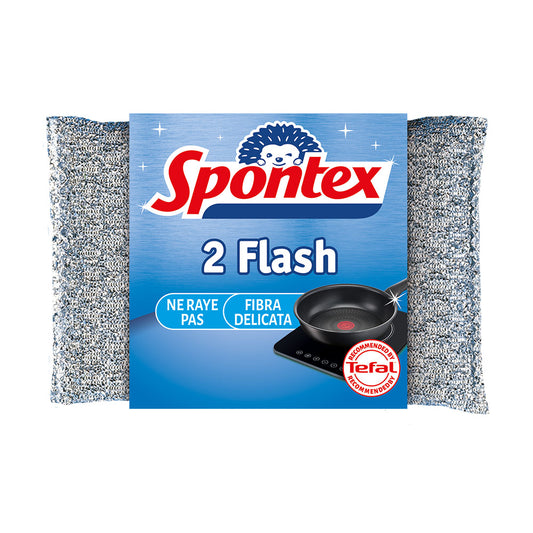 SPONTEX FLASH FIBRA DELICATA 2PZ