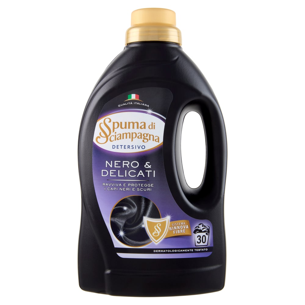 SPUMA DI SCIAMPAGNA DETERSIVO 1,35L 30LAV. NERO & DELICATI