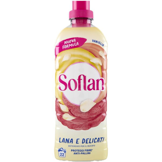 SOFLAN LIQUIDO 900ML 22 LAVAGGI LANA E DELICATI VANIGLIA