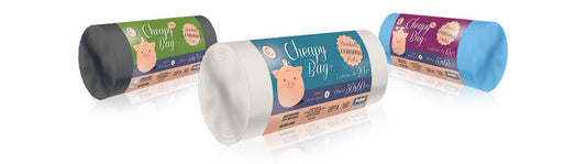 SMP CHEAPY BAG 55X65 15PZ CON MANIGLIE TRASPARENTE