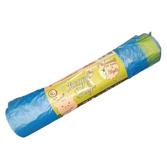 SMP CHEAPY BAG 10PZ 70X105 BLU MOJITO CON MANIGLIE