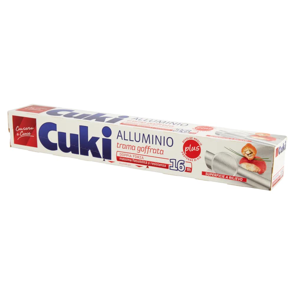 CUKI ALLUMINIO DOPPIA FORZA TRAMA A RILIEVO 16M
