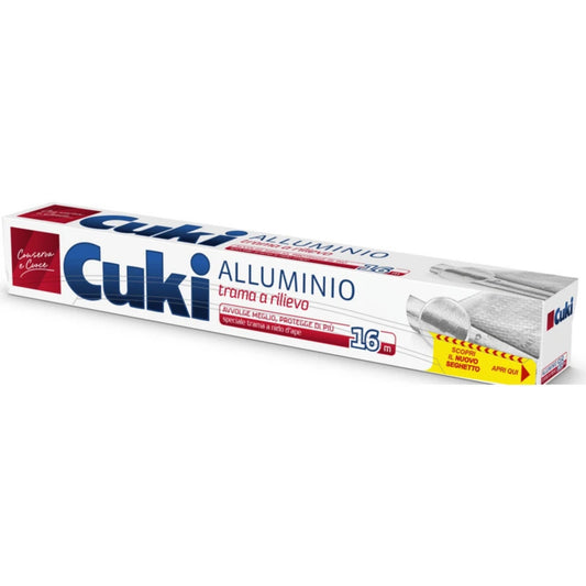 CUKI ALLUMINIO DOPPIA FORZA TRAMA A RILIEVO 16M