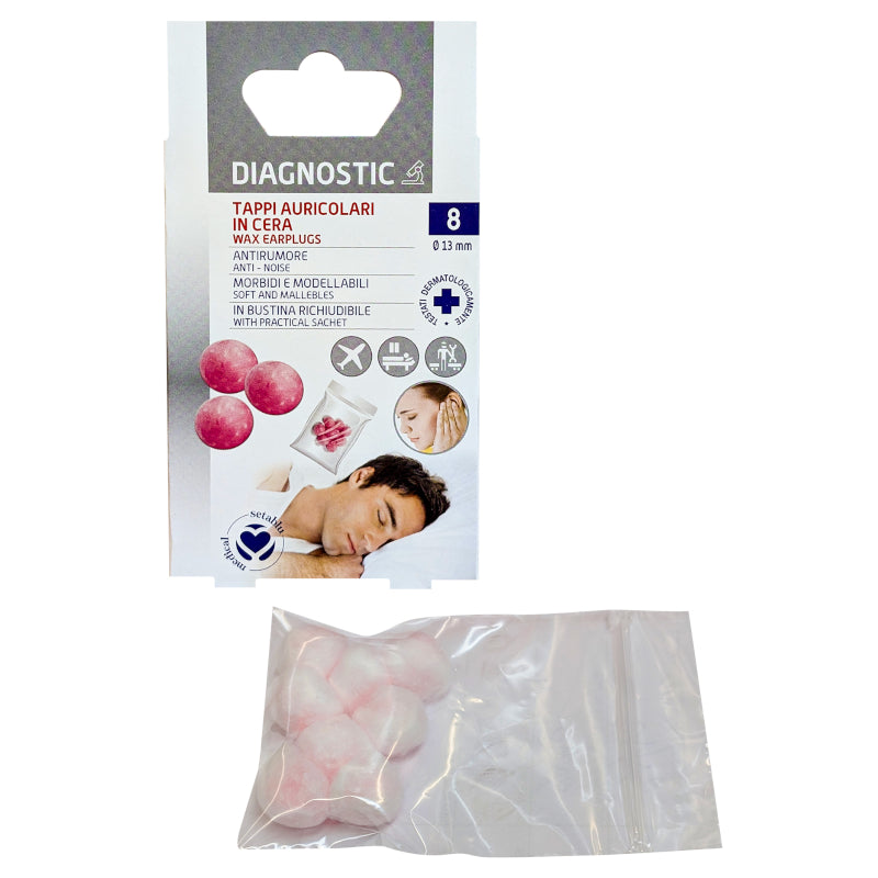 SETABLU DIAGNOSTIC TAPPI AURICOLARI IN CERA 13MM 8PZ