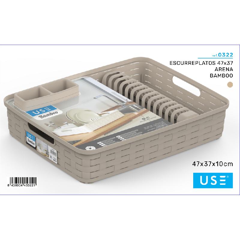 USE BAMBOO SCOLAPIATTI CM.47X37 SABBIA