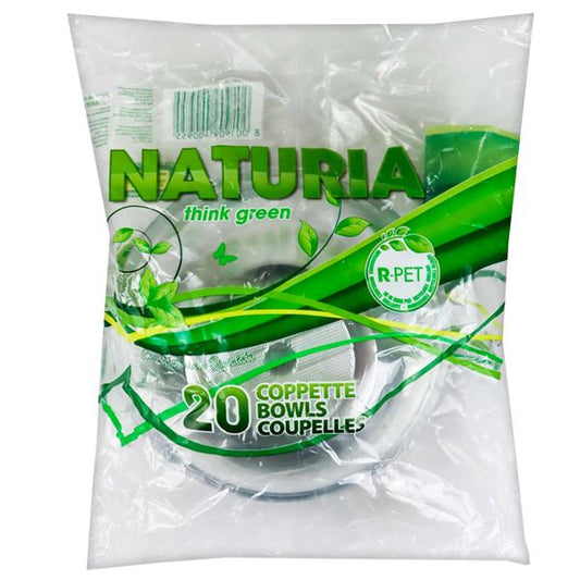 ARISTEA NATURIA R-PET 20 COPPETTE TRASPARENTE 380CC