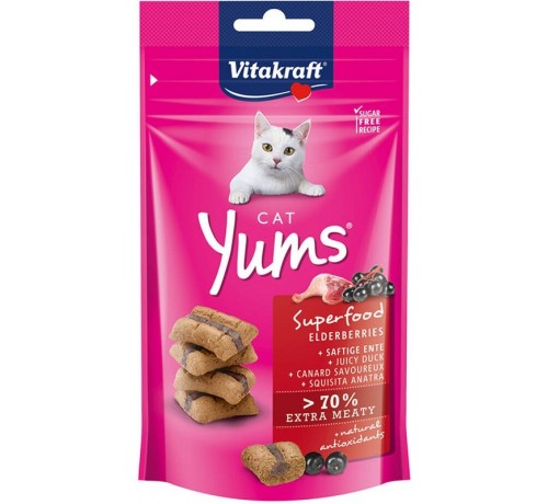VITAKRAFT CAT YUMS 40G SUPERFOOD ANATRA