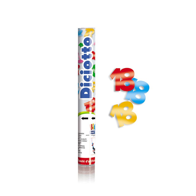 BIG PARTY POPPER 30CM 18 METAL