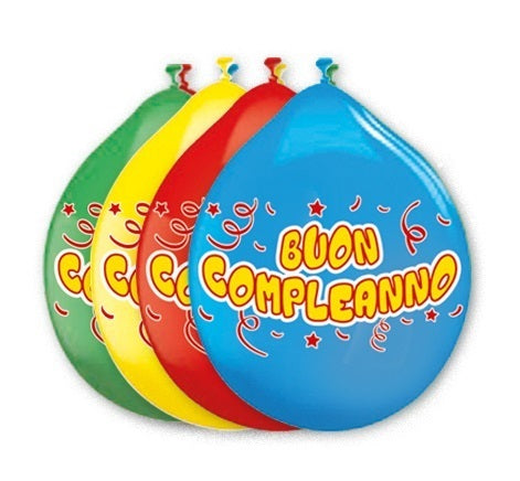BIG PARTY 20 PALLONCINI BUON COMPLEANNO