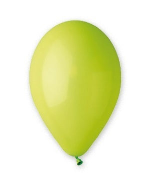 BIG PARTY 25 PALLONCINI MEDIUM CM.26 VERDE CHIARO