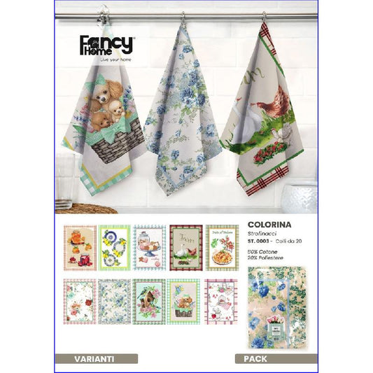 FANCY HOME COLORINA STROFINACCIO CM.60X90 ASSORTITI